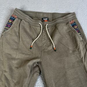 Howler Bros Jogger Sweatpants Men XXL Khaki Mellow Mono Aztec Tribal Huckberry